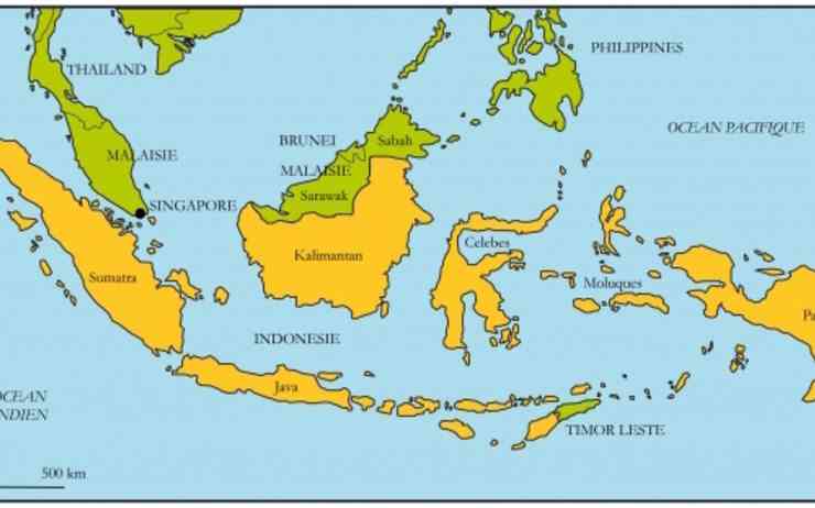 carte indonesie
